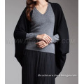 Ladies' elegant wool coat bat sleeve cardigan 100% cashmere scarf shawl